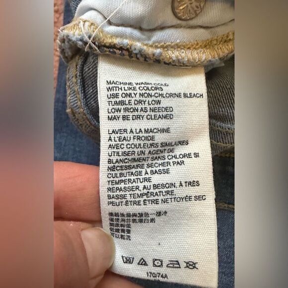 NWOT WE THE FREE Distressed Blue Jeans SIZE 29 free people - Picture 3 of 8